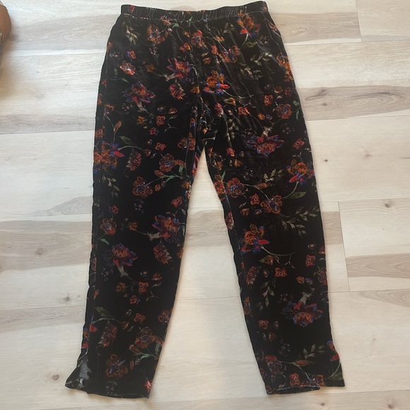 Johnny Was Moonlight silk blend velvet pants - Picture 3 of 6